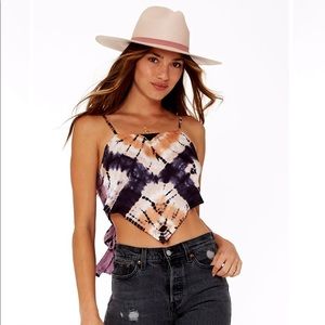 Young fabulous and broke scarf top